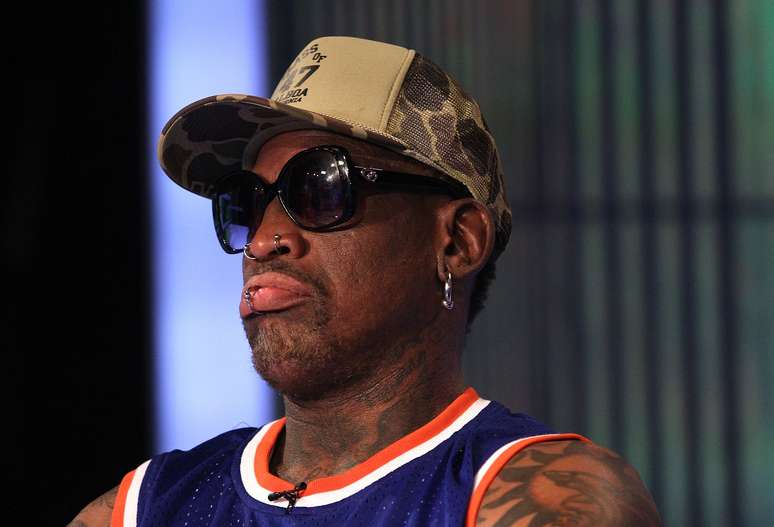 Dennis Rodman foi um dos jogadores mais polêmicos e excêntricos da história da NBA