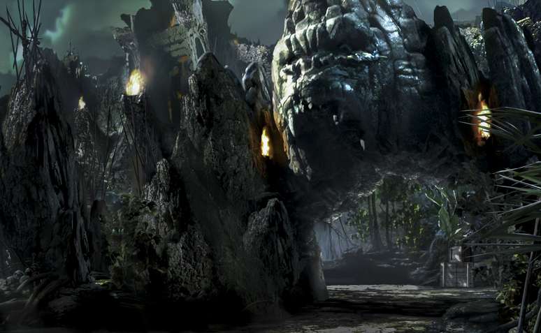 Na nova atração, 'Skull Island: Reign of Kong', o público irá conhecer o habitat natural do gorila mais famoso do cinema