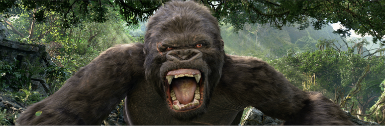 Um dos "veteranos" na Universal Studios, King Kong foi escolhido para comemorar os 25 anos do parque