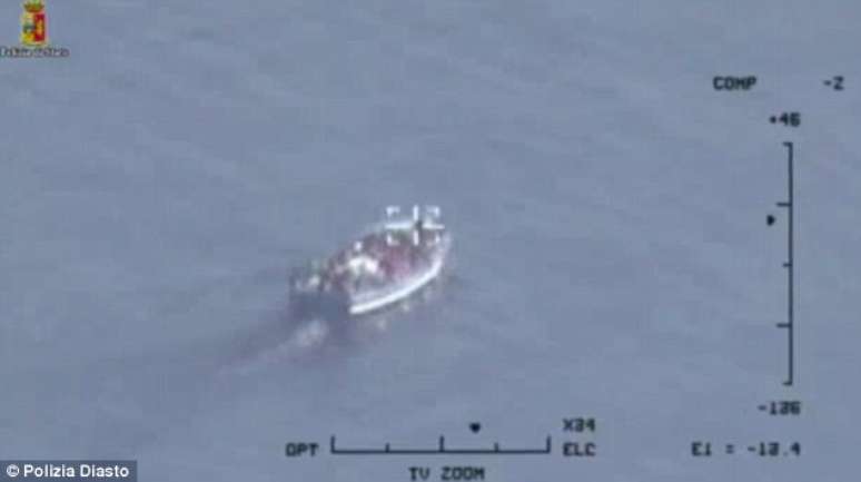 Polícia usou drone para pegar embarcação ilegal