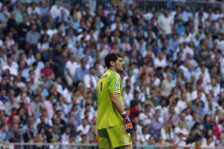 Casillas se irritou após levar o primeiro gol do Real Madrid