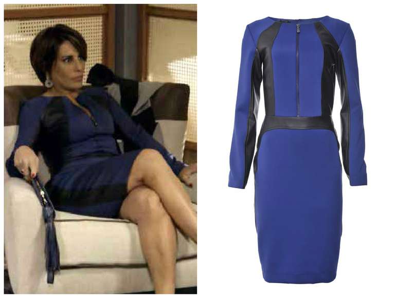 O terceiro lugar ficou com o vestido da Beatriz (Gloria Pires), de 'Babilônia'. A peça é da Alphorria. Preço: 723,90. Informações: (31) 3335-4678