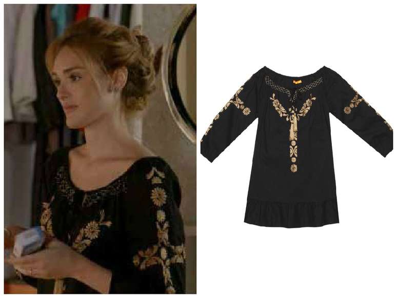 O vestido da Júlia (Isabelle Drummond), de Sete Vidas, é da Dress To. Preço: R$ 289. Informações: (21) 2521-5703