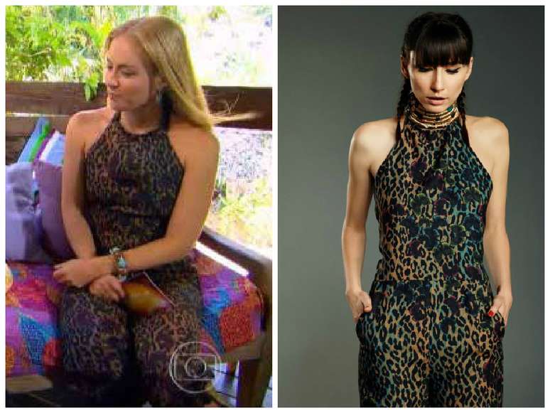 O nono lugar ficou com o macacão que a Angélica usou no programa 'Estrelas' do dia 18 de abril. A peça é da Eva. Preço: R$ 899. Informações: (21) 2227-2138