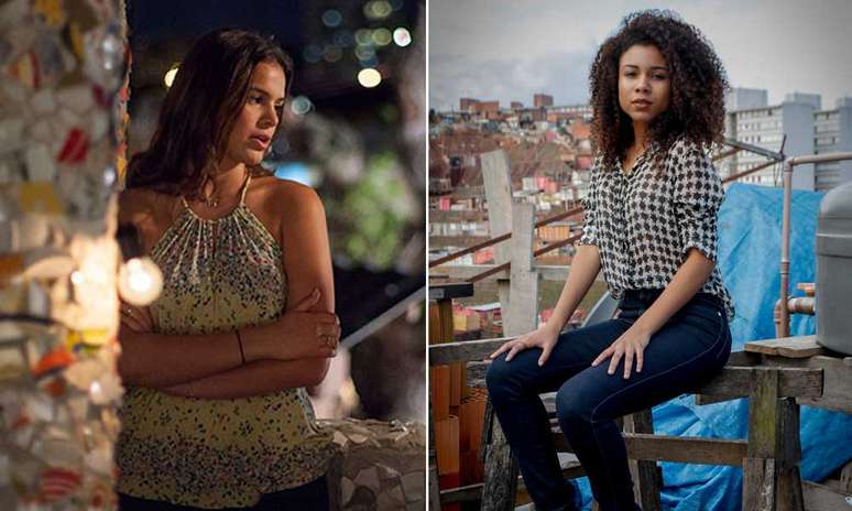 Denise Sena, 19, atualmente estuda para ser auxiliar de RH; ela acredita que a personagem Marizete está se vestindo de acordo com a moda de Paraisópolis