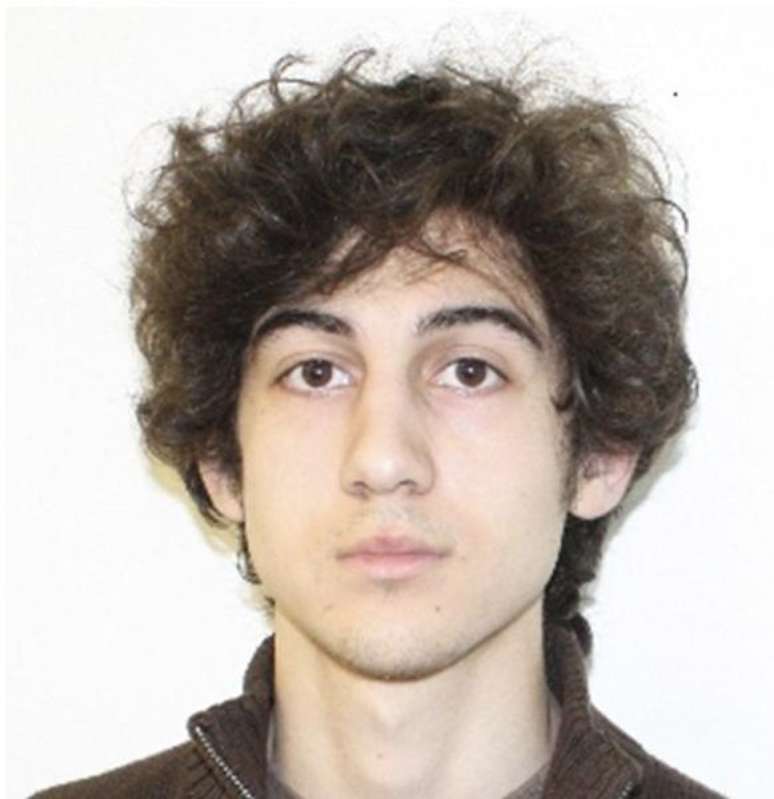 Dzhokhar Tsarnaev, condenado à morte pela coautoria do atentado na Maratona de Boston em 2013, em foto de divulgação apresentada pela promotoria em Boston