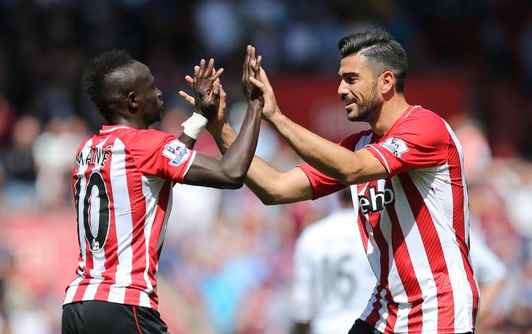 Mane e Pelle fazem boa dupla no Southampton