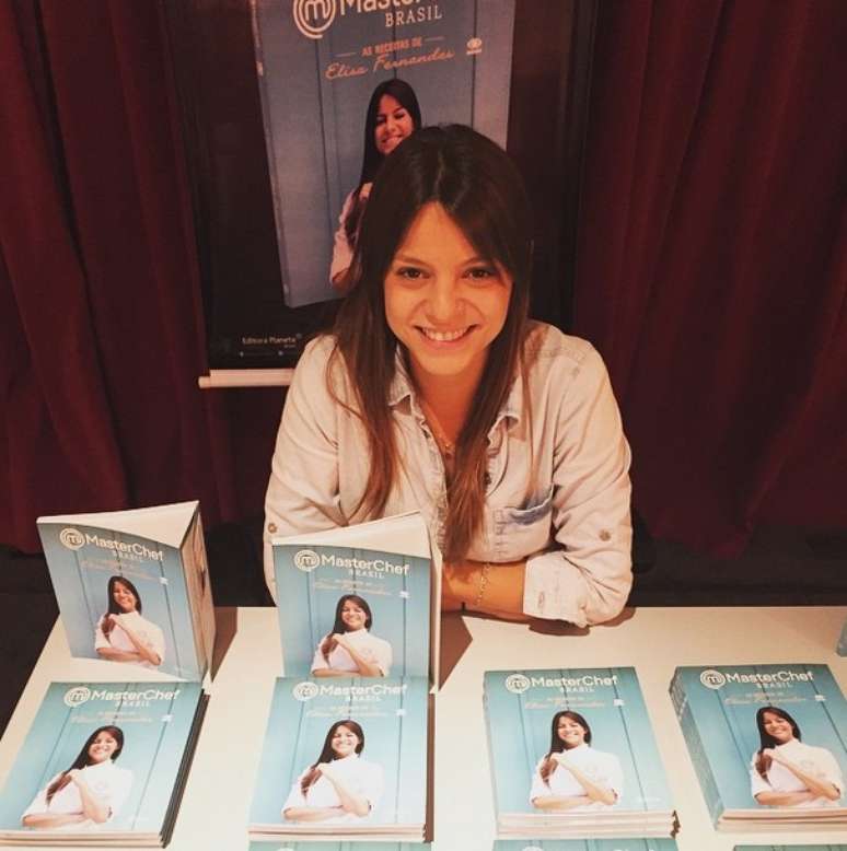 Elisa Fernandes está lançando livro sobre experiência no MasterChef