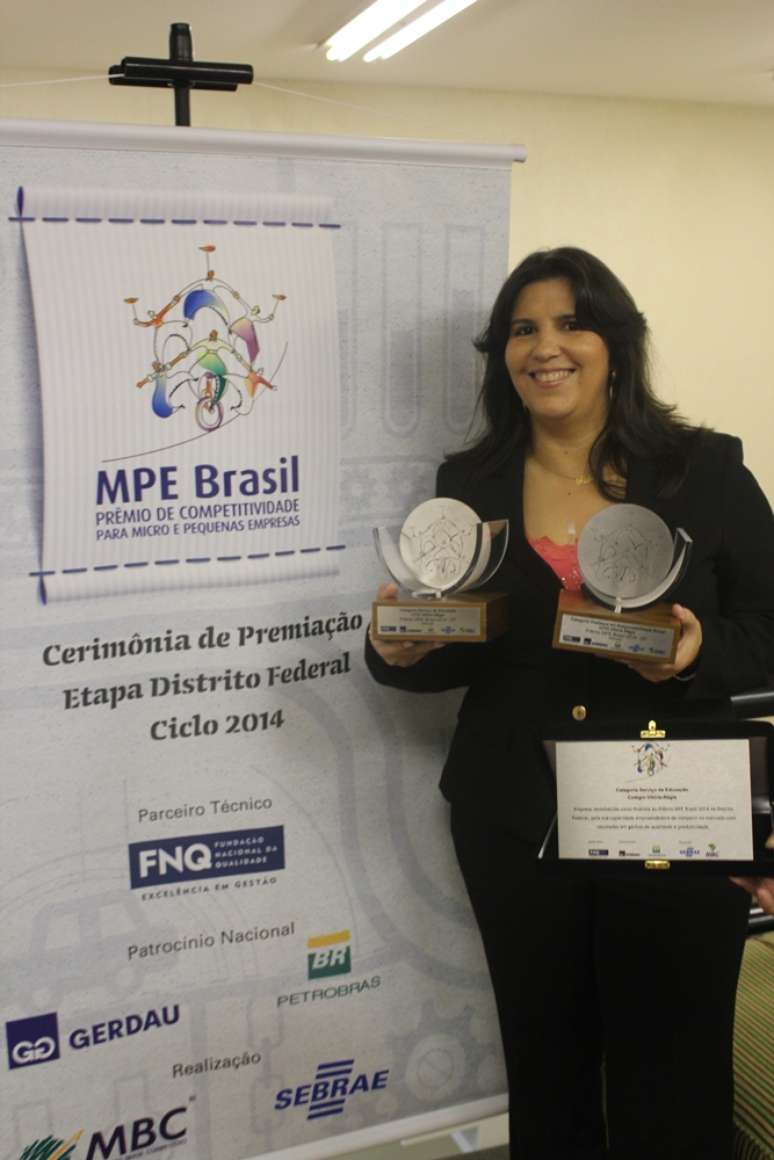 Escola foi uma das vencedoras da edição 2015 do Prêmio MPE, oferecido pelo Sebrae