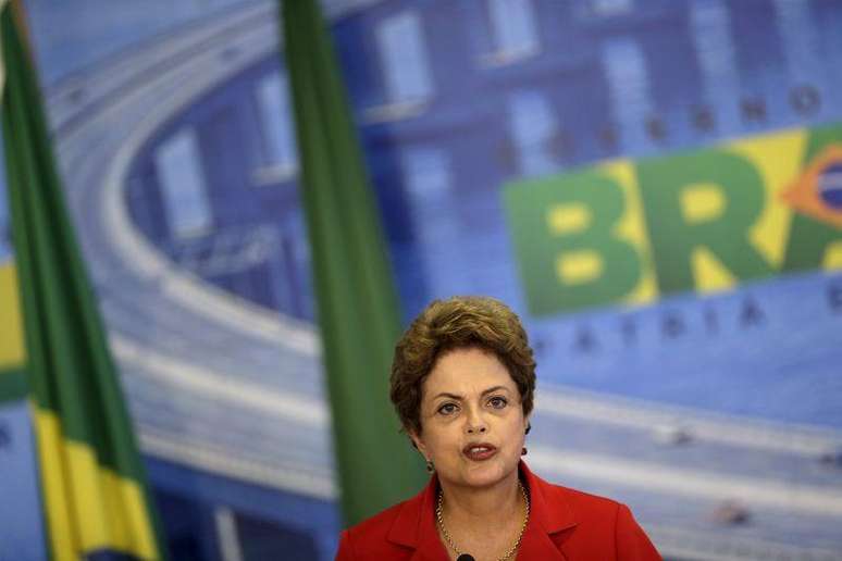 Presidente Dilma Rousseff, no Palácio do Planalto. 18/05/2015