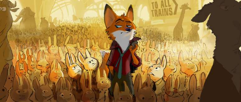 Cena do filme 'Zootopia'