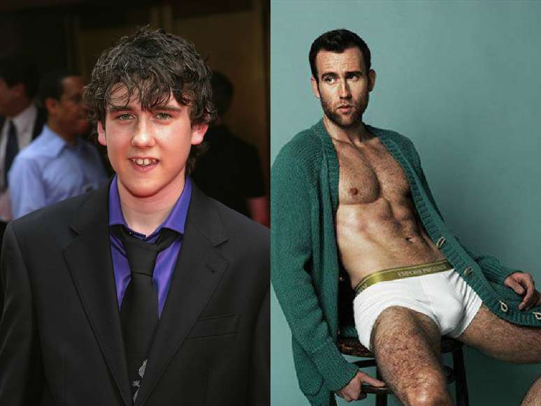 O ator em 2004, aos 14 anos, e agora, aos 25