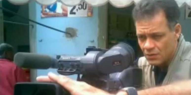 O cinegrafista da TV Bandeirantes Gelson Domingos