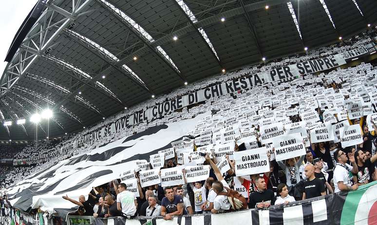 Torcida da Juventus fez festa em casa