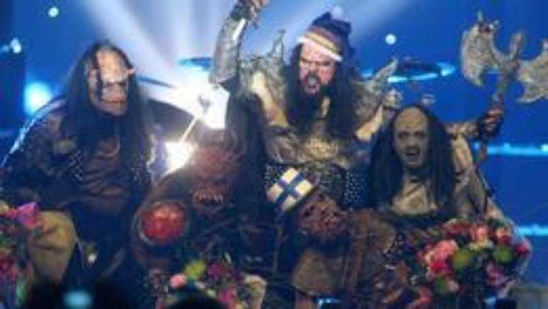 Lordi botou o heavy metal finland&ecirc;s nos anais do Eurovision, ao vencer a competi&ccedil;&atilde;o em 2006
