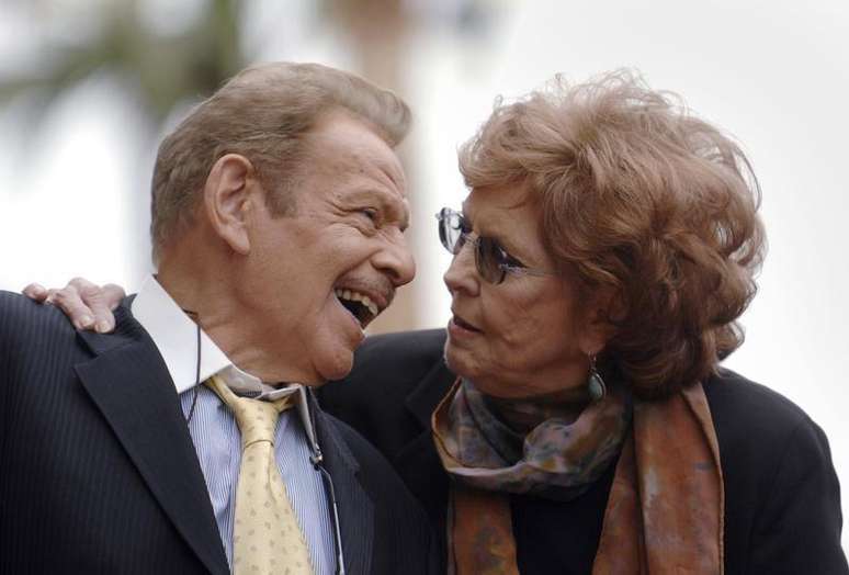 Jerry Stiller e Anne Meara, que morreu no fim de semana, aos 85 anos. 09/02/2007