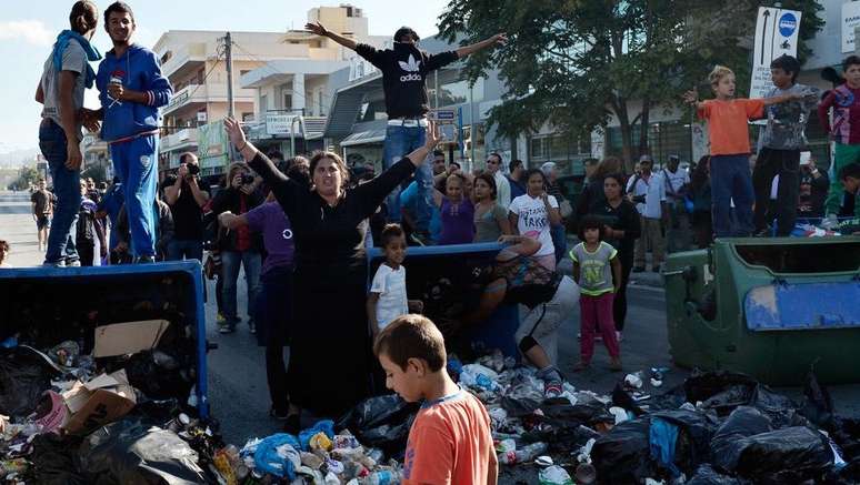População de Roma sofre com o &#034;lixo da discórdia&#034;