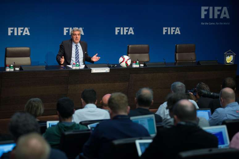 De Gregorio convocou a imprensa para revelar o posicionamento da Fifa