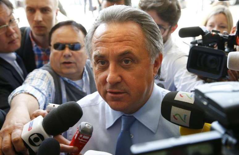 Ministro dos Esportes da Rússia, Vitaly Mutko, chegando para reunião da Uefa em Zurique.  28/05/2015