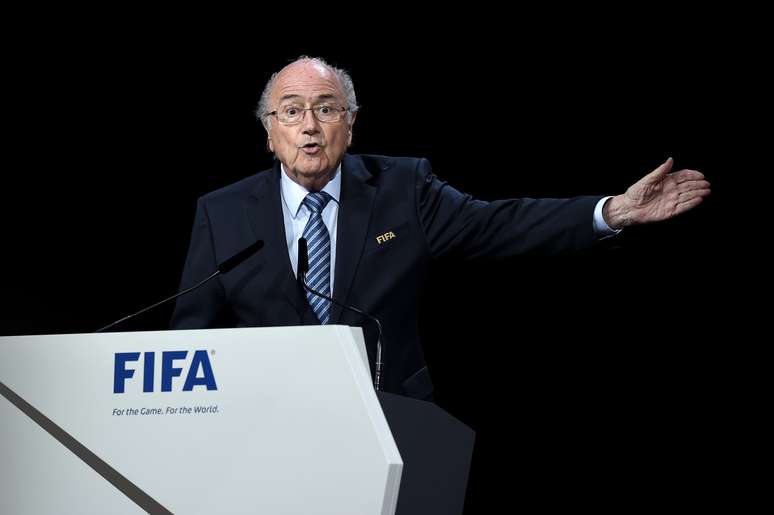 Joseph Blatter fez discurso na abertura do 65º Congresso da Fifa