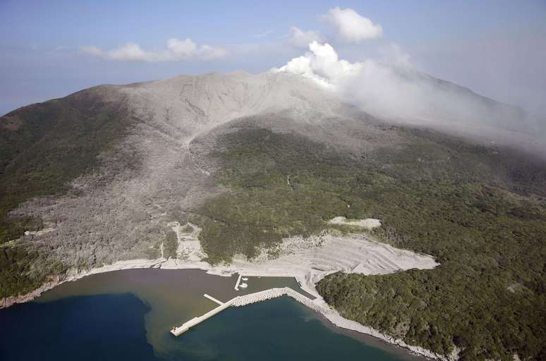 O Shindake é o maior vulcão da zona de Kyushu e um dos 110 mais ativos do arquipélago
