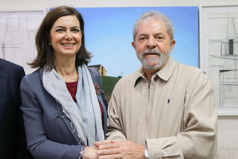 Lula com a deputada italiana Laura Boldrini
