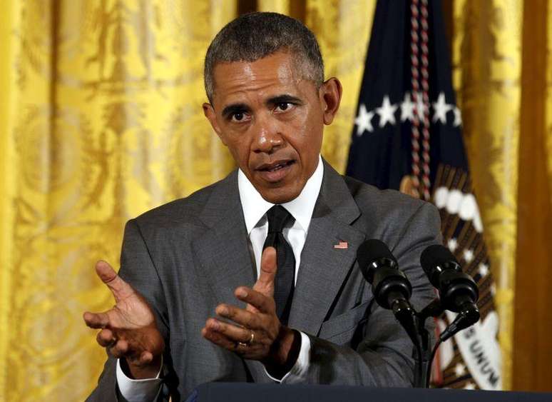 Presidente dos Estados Unidos, Barack Obama, durante reunião na Casa Branca, em Washington. 01/06/2015
