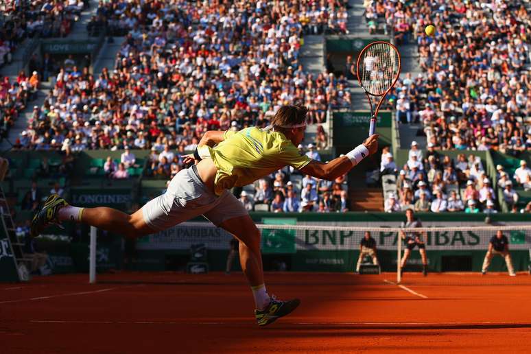 Andy Murray e David Ferrer fizeram uma partida muito movimentada em Roland Garros