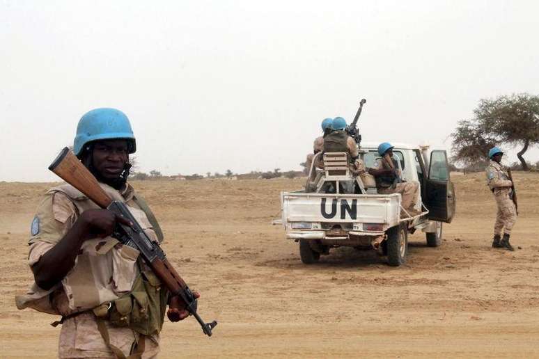 Mantenedores de paz da ONU em Kouroume, no Mali, em maio. 13/05/2015