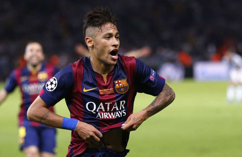 Neymar fez gol na final contra a Juventus