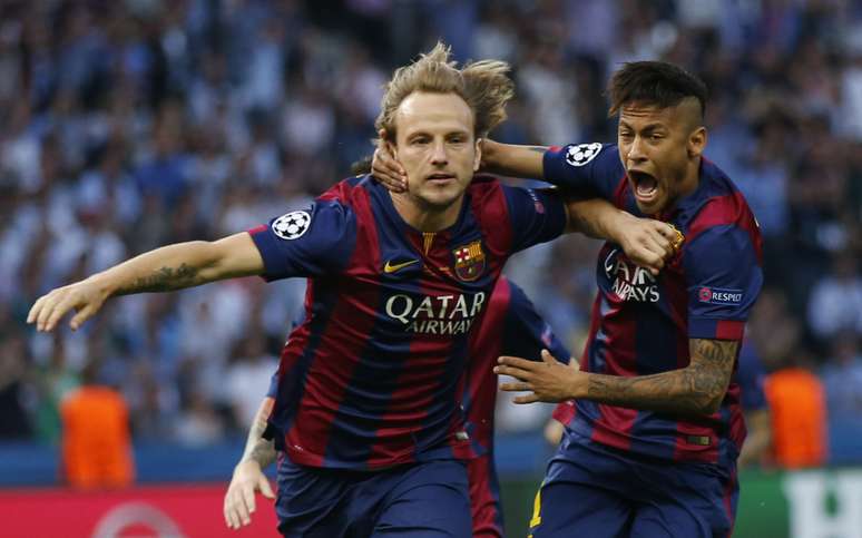 Rakitic e Neymar também foram às redes pelo Barcelona
