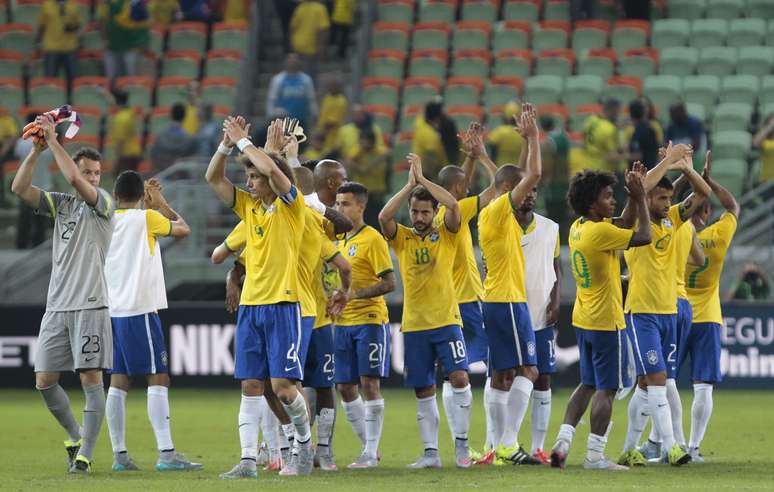 Elenco da Seleção agradece o carinho do público no Allianz Parque