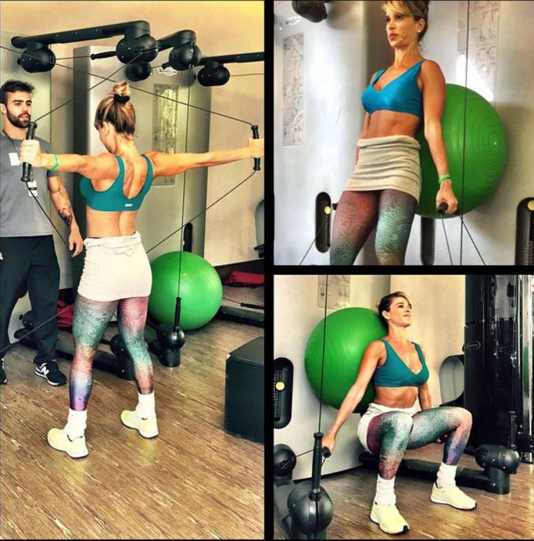 Dany faz muscula&ccedil;&atilde;o tr&ecirc;s vezes por semana com o acompanhamento de um personal trainer