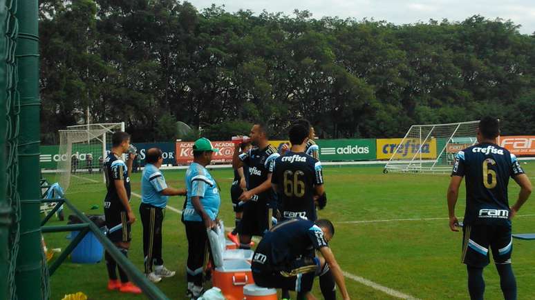 Alecsandro já treina com o elenco do Palmeiras