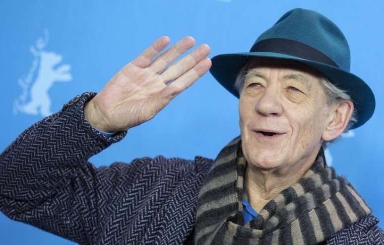 Ator McKellen na exibição de "Mr. Holmes" no Festival de Cinema de Berlim. 08/02/2015