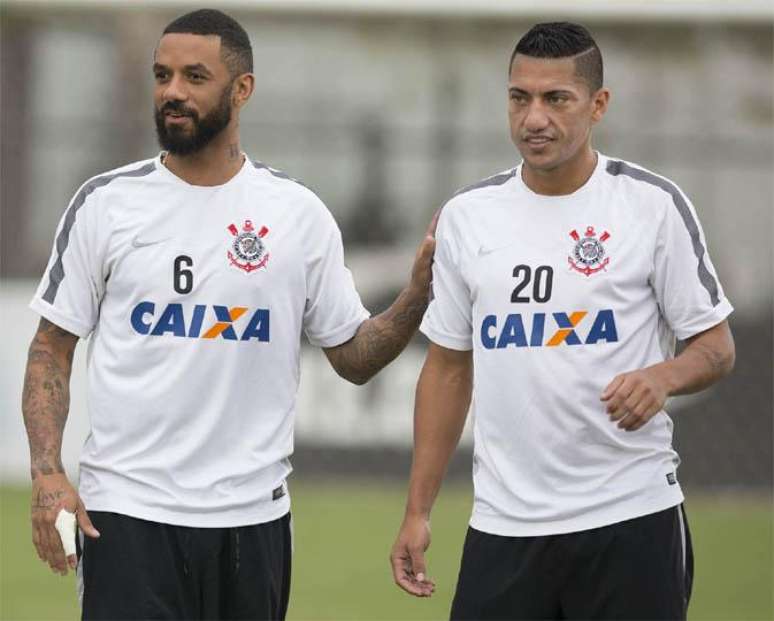 Treino Corinthians, Cristian e Ralf