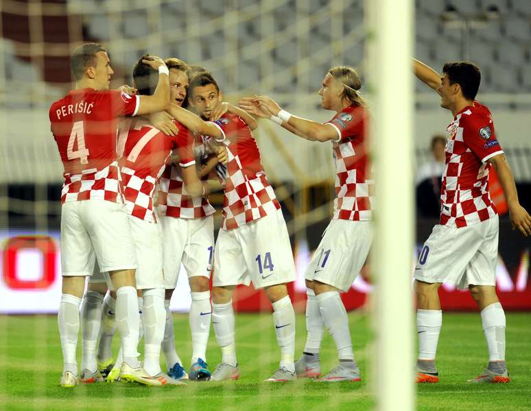 Croácia saiu na frente da Itália em duelo dos ponteiros da chave