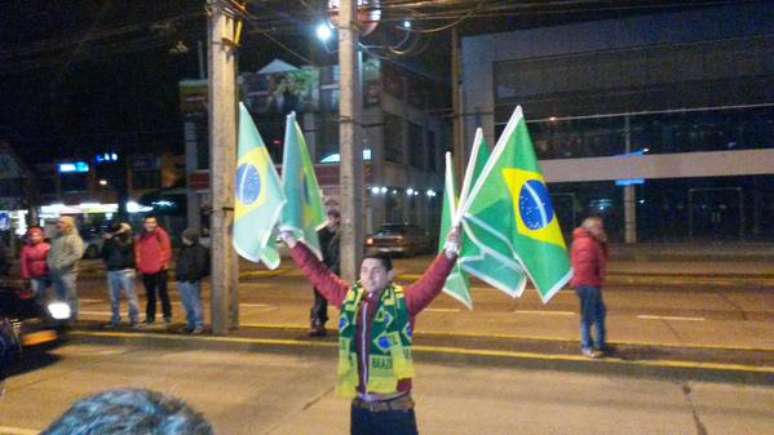 Vendedores deixaram a festa chilena mais brasileira