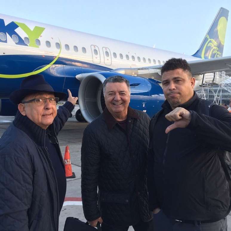 Galvão Bueno, Arnaldo Cezar Coelho e Ronaldo enfrentaram problemas para ir ao Chile