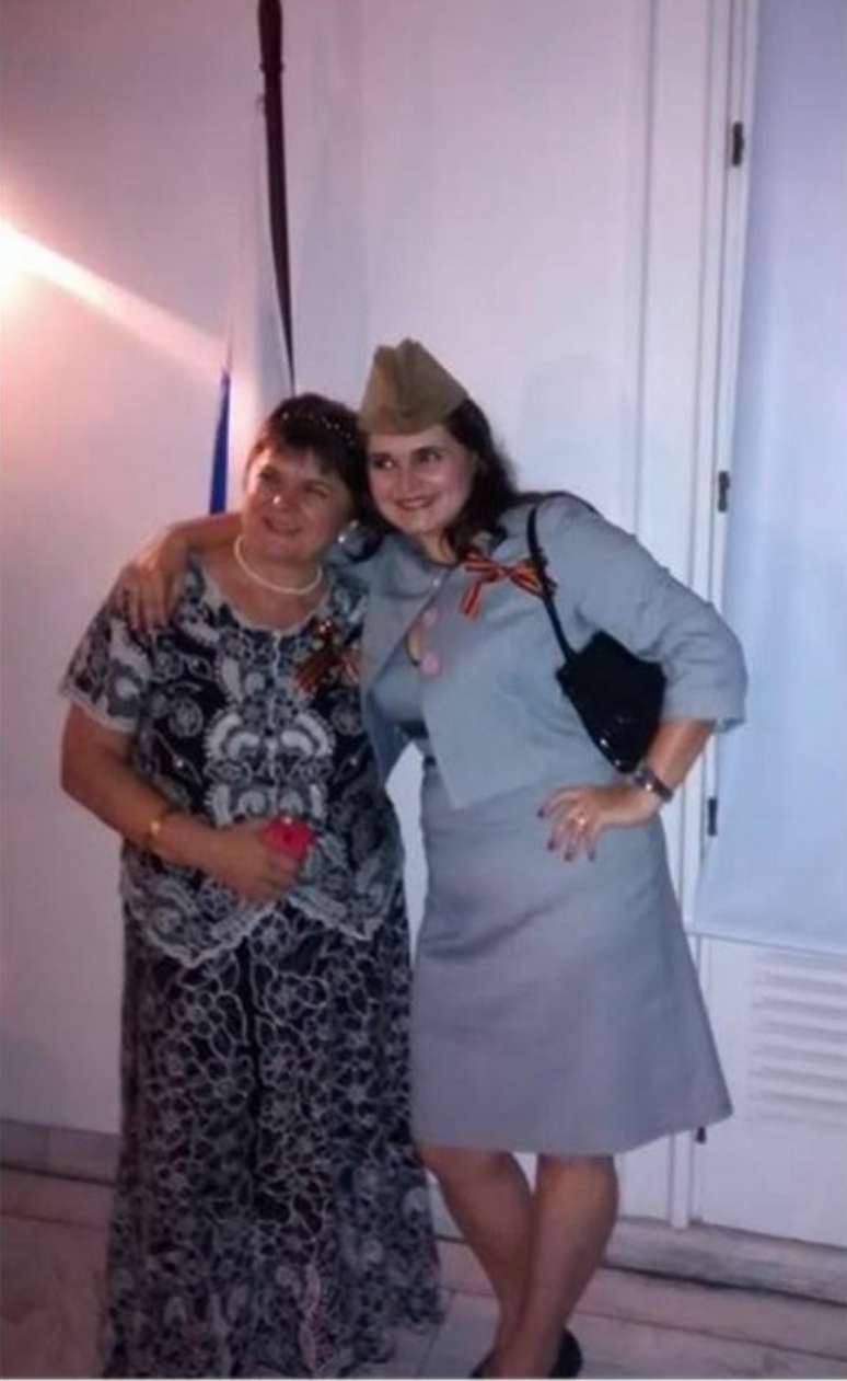 Irina e a mãe, Svetlana Ignatenko 