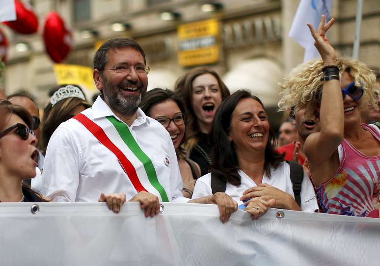 Evento contou com a presença do prefeito Ignazio Marino, um dos principais defensores das causas homossexuais na Itália