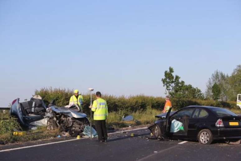 Tereasa Cutler, 49 anos, dirigia um Ford Fiesta que bateu de frente com uma BMW Série 3