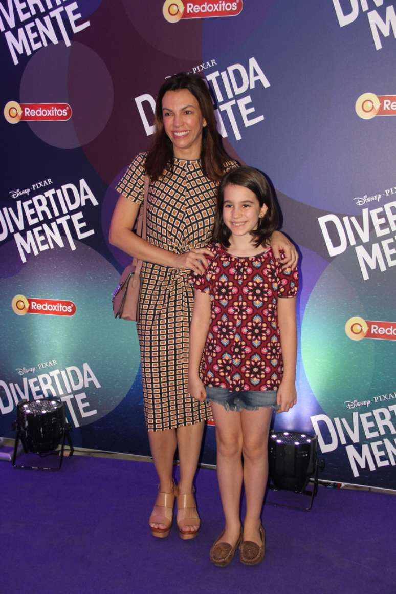Ana Paula Araújo e a filha Melissa