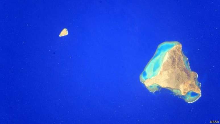 Outro registro de ilha vista do espa&ccedil;o 5