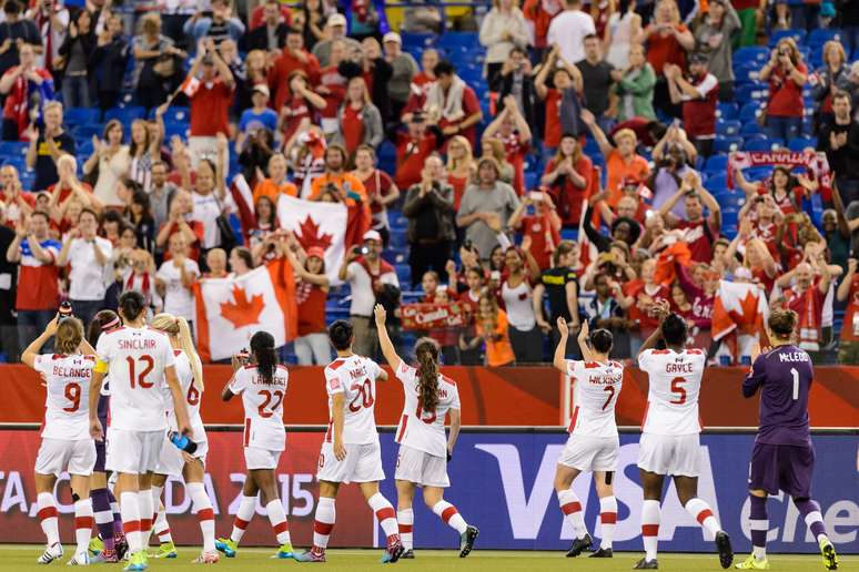 Torcida canadense abraçou a seleção feminina nesta Copa do Mundo