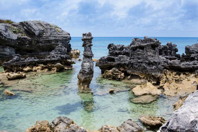 Belas praias chamam atenção nas Bermudas