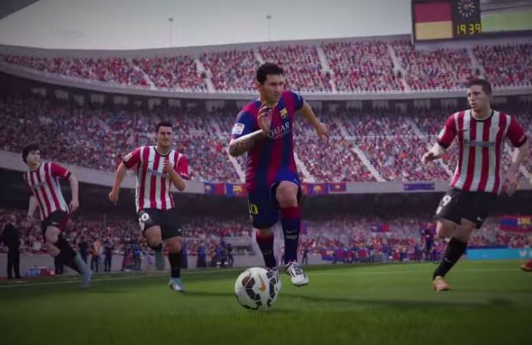 Messi é uma das estrelas do jogo 