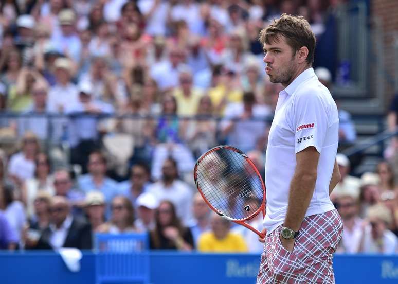 Wawrinka foi eliminado pelo sul-africano nesta quarta-feira