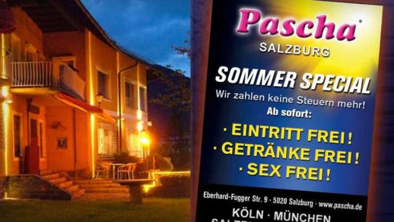 O nobre bordel &#034;Pascha&#034; em Salzburgo: divertimento gratuito durante todo o verão