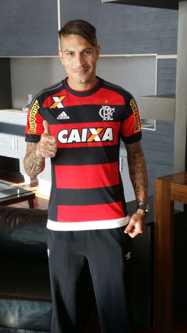 Guerrero ainda não estreou pelo Flamengo